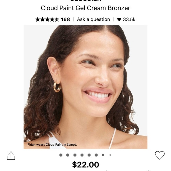 Glossier Cloud Paint Seamless Cheek SWIFT - Picture 5 of 8